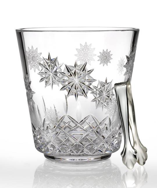 Snowflake Wishes Ice Bucket w/Tongs